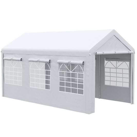 10' x 20' Party Tent and Carport, Height Adjustable Portable - Premium Carports from Rapidvehicles - Just $449.63! Shop now at Rapidvehicles