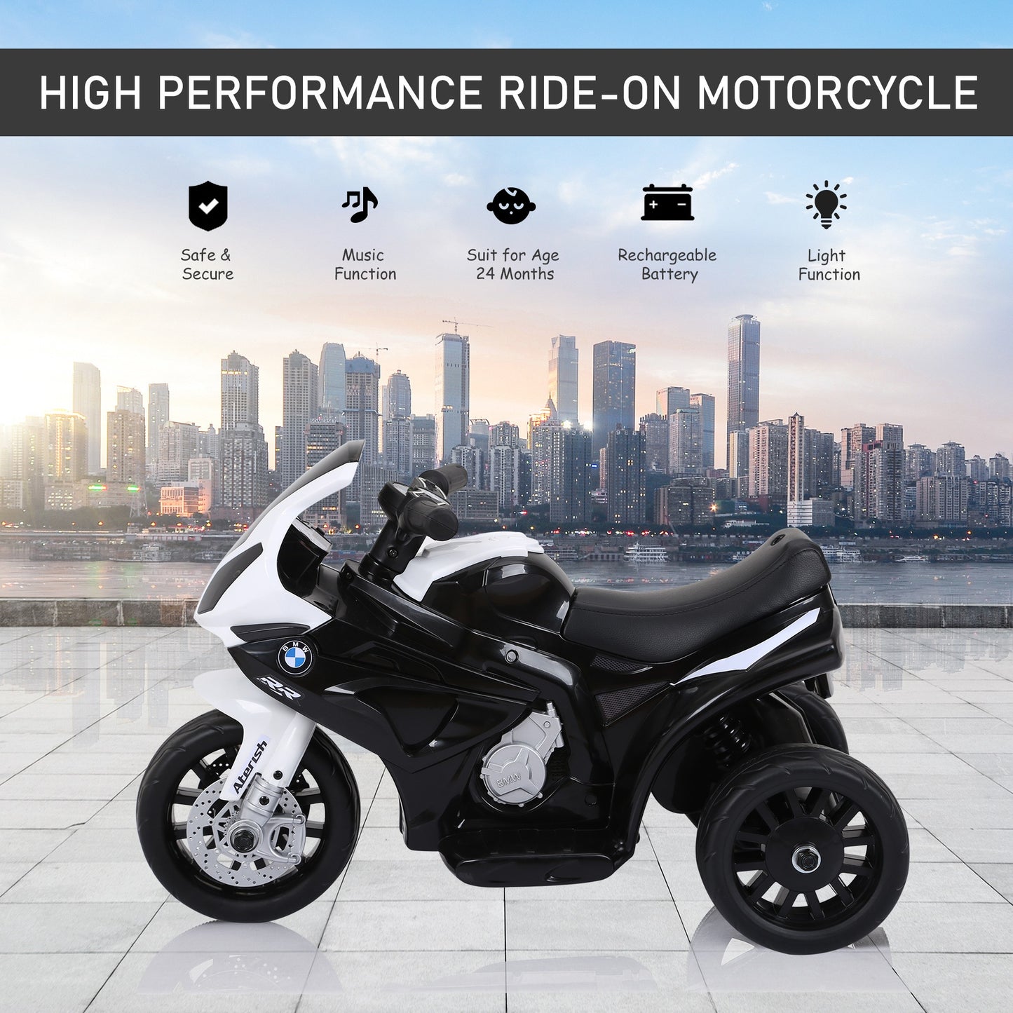 6V Kids Motorcycle Licensed BMW, Toddler Motorcycle with - Premium Kids' Bikes from Rapidvehicles - Just $127.04! Shop now at Rapidvehicles