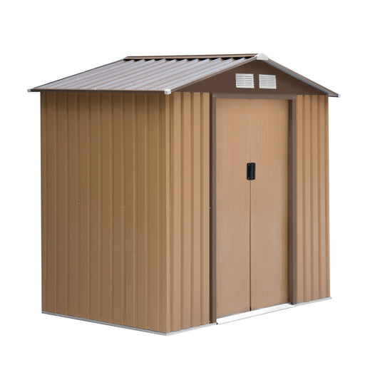 Outsunny 7' x 4' Outdoor Storage Shed, Garden Tool House with - Premium Carports from Rapidvehicles - Just $429! Shop now at Rapidvehicles