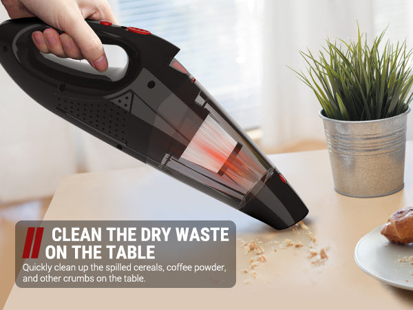 Handheld Vacuum Wireless Portable 10000Pa - Cordless Lightweight Low-Noise Fast Charging USB Vacuum Cleaner 800mL Capacity With LED Light Washable HEPA Filter Easy Cleaning For Home Office Car - Premium Bumpers & Bumper Accessories from Rapidvehicles - Just $49.99! Shop now at Rapidvehicles