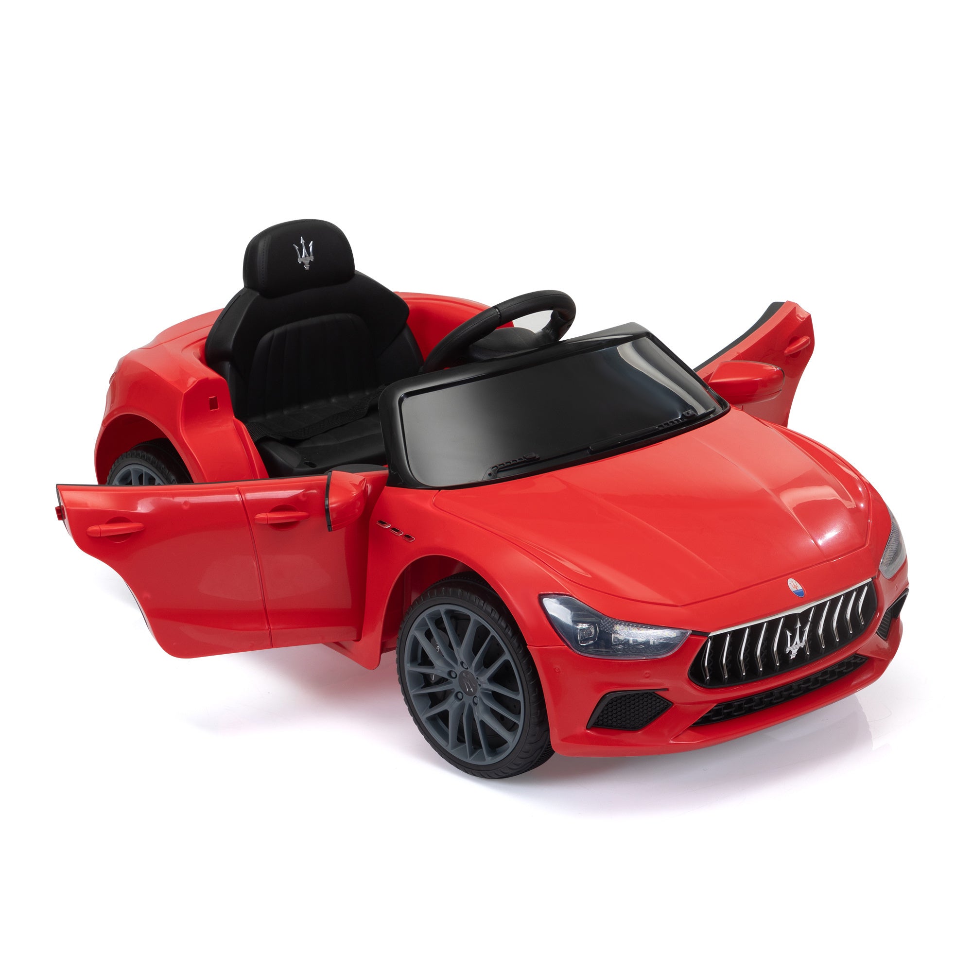 Maserati Ghibli-licensed 12V Kids Ride on Car with Remote Control, Music and Lights, Red - Premium Kids' Bikes from Rapidvehicles - Just $239.25! Shop now at Rapidvehicles