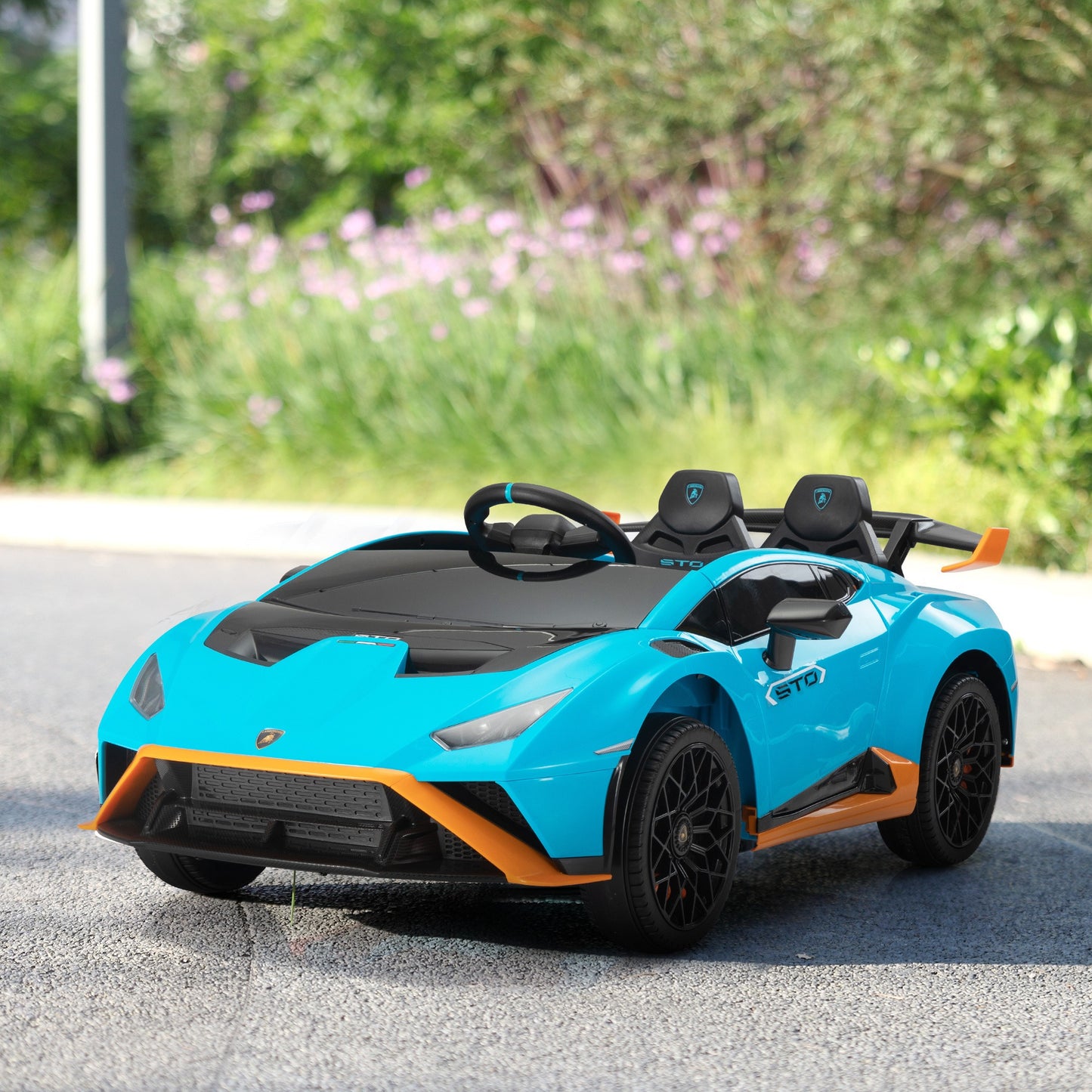 12V Battery Powered Ride On Car for Kids, Licensed Lamborghini, - Premium Kids' Bikes from Rapidvehicles - Just $343.15! Shop now at Rapidvehicles