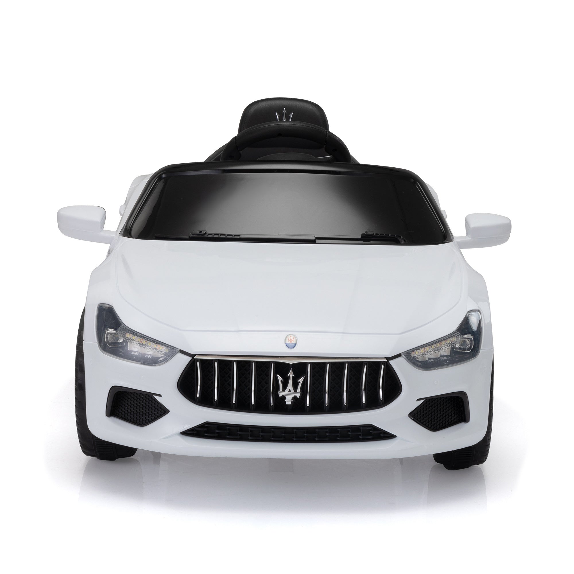 Maserati Ghibli-licensed 12V Kids Ride on Car with Remote Control, Music and Lights,White - Premium Kids' Bikes from Rapidvehicles - Just $243.86! Shop now at Rapidvehicles