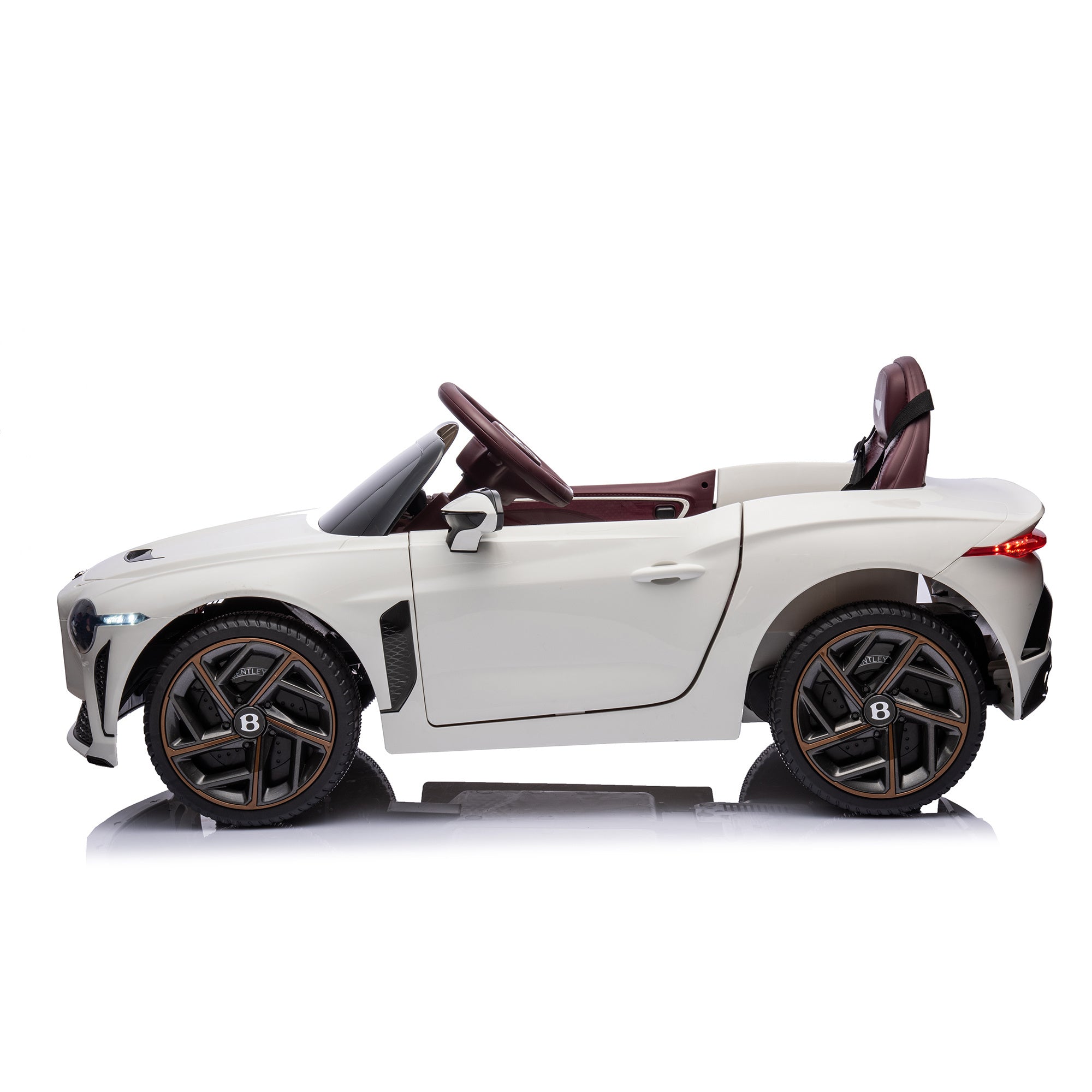 12V Battery Powered Ride On Car for Kids, Licensed Bentley Bacalar, Remote Control Toy Vehicle with Music Player, LED Light, 2 Driving Modes - Premium Kids' Bikes from Rapidvehicles - Just $266.99! Shop now at Rapidvehicles