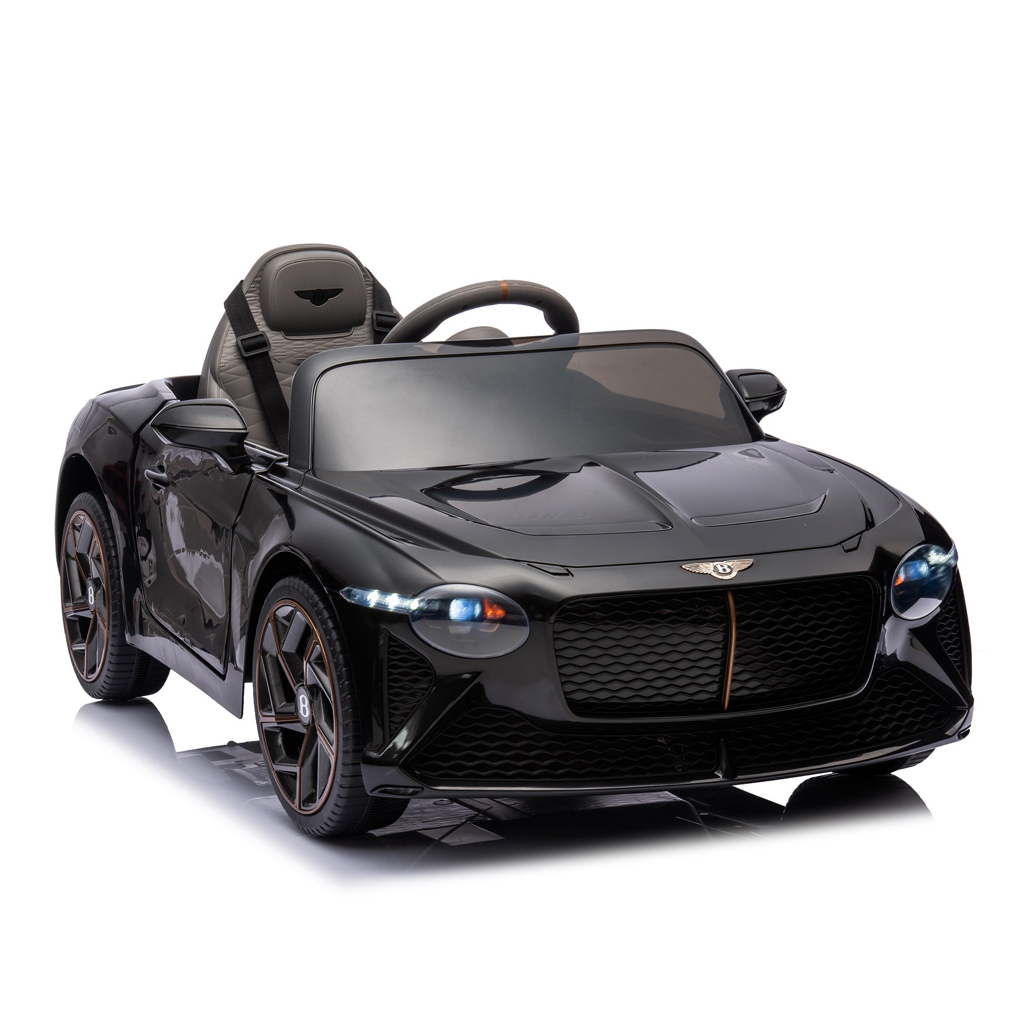 12V Battery Powered Ride On Car for Kids, Licensed Bentley Bacalar, Remote Control Toy Vehicle with Music Player, LED Light, 2 Driving Modes - Premium Kids' Bikes from Rapidvehicles - Just $265.99! Shop now at Rapidvehicles