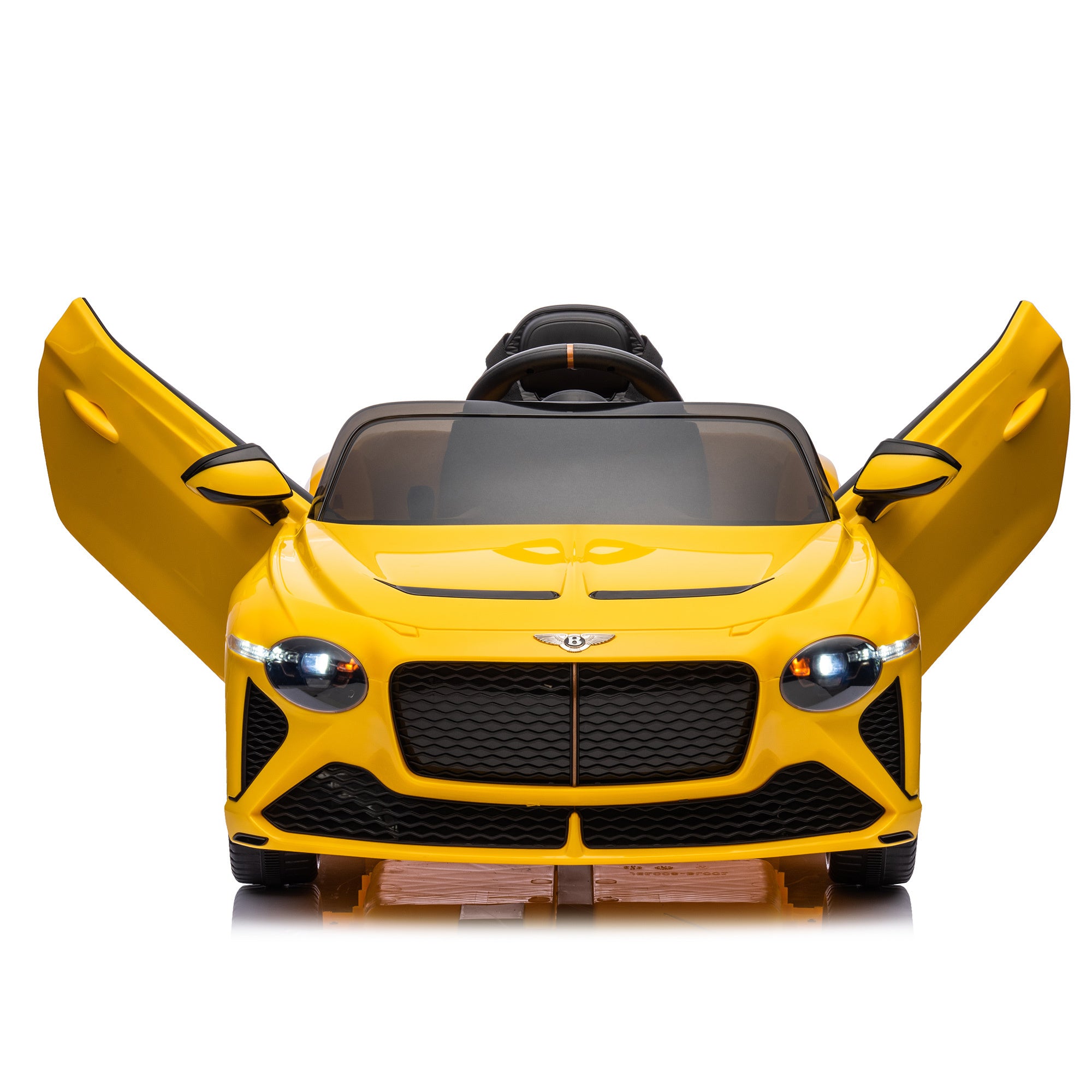 12V Battery Powered Ride On Car for Kids, Licensed Bentley Bacalar, Remote Control Toy Vehicle with Music Player, LED Light, 2 Driving Modes - Premium Kids' Bikes from Rapidvehicles - Just $266.99! Shop now at Rapidvehicles