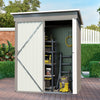 Patio, Lawn & Garden,5*3FT Outdoor Storage Shed ,Tool Shed with Sloping Roof and Lockable Door,Metal Shed for Backyard Garden Patio Lawn, Grey - Premium Carports from Rapidvehicles - Just $179.85! Shop now at Rapidvehicles