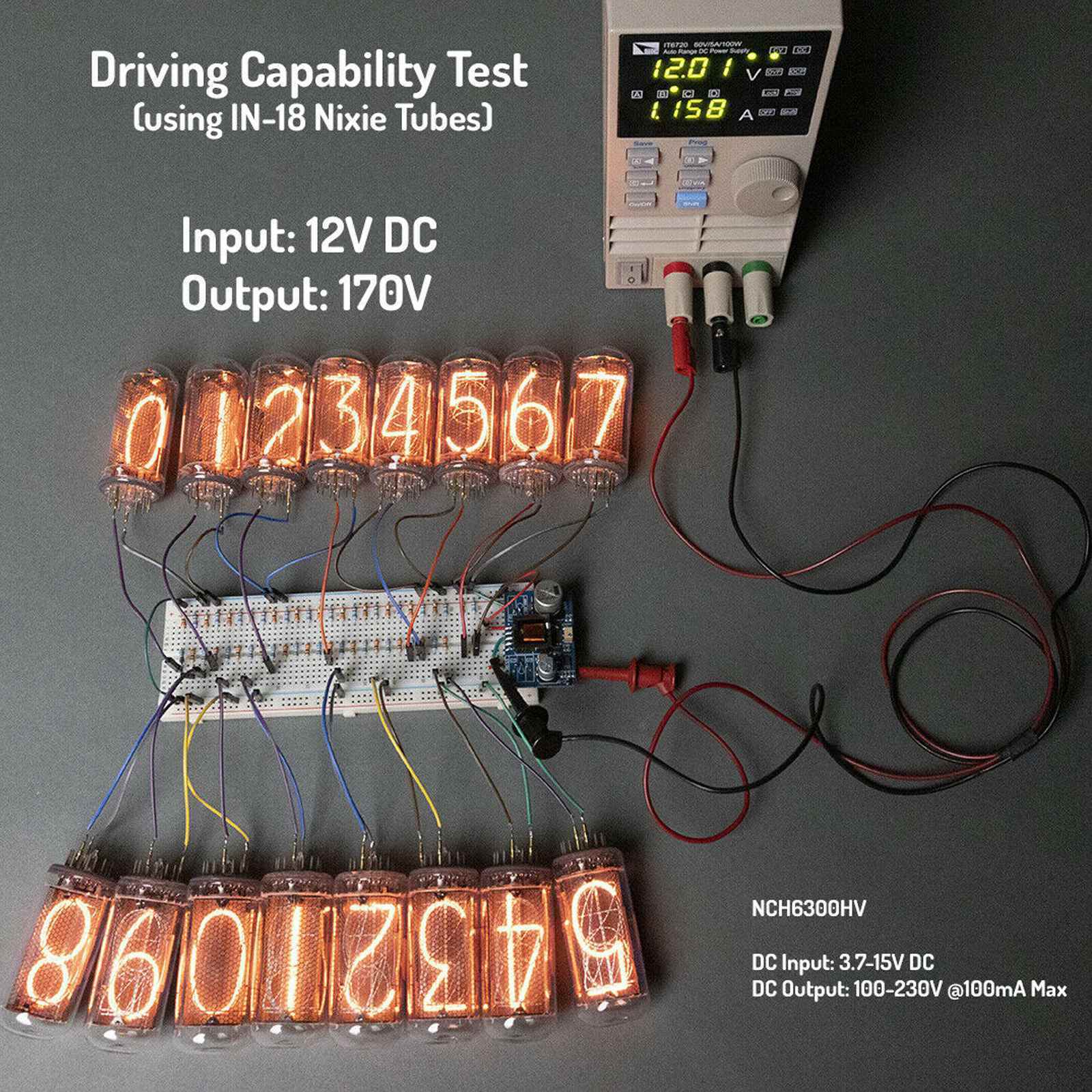 USB 5V NCH6300HV DC-DC Boost Power Converter for Vacuum Nixie Tubes Replace NCH6100HV Pcb Board - Premium Carports from DSPIAE - Just $39.88! Shop now at Rapidvehicles