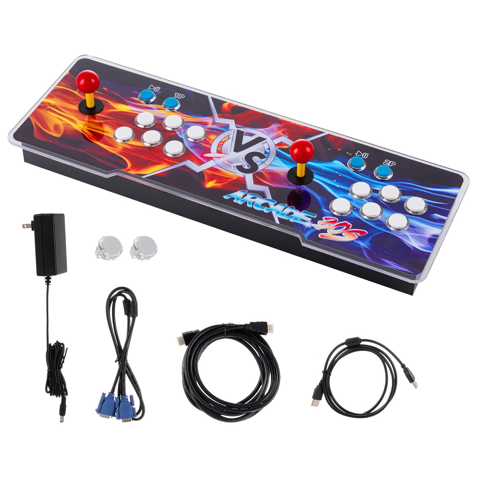 Pandora Arcade Game Console Box 20000 Games in 1 Classic Retro Video Game Double Stick Multiplayer Joysticks Saga Arcade Console - Premium Carports from FUNCASTLE - Just $114.51! Shop now at Rapidvehicles