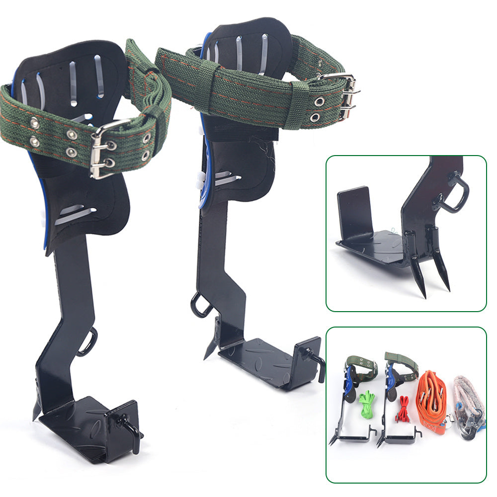 Portable Climbing Tool Kit For Tree Pole Climbing Outdoor Fruit Pick With Safety Belt Straps, Adjustable Lanyard Carabiner - Premium Carports from Rapidvehicles - Just $71.32! Shop now at Rapidvehicles