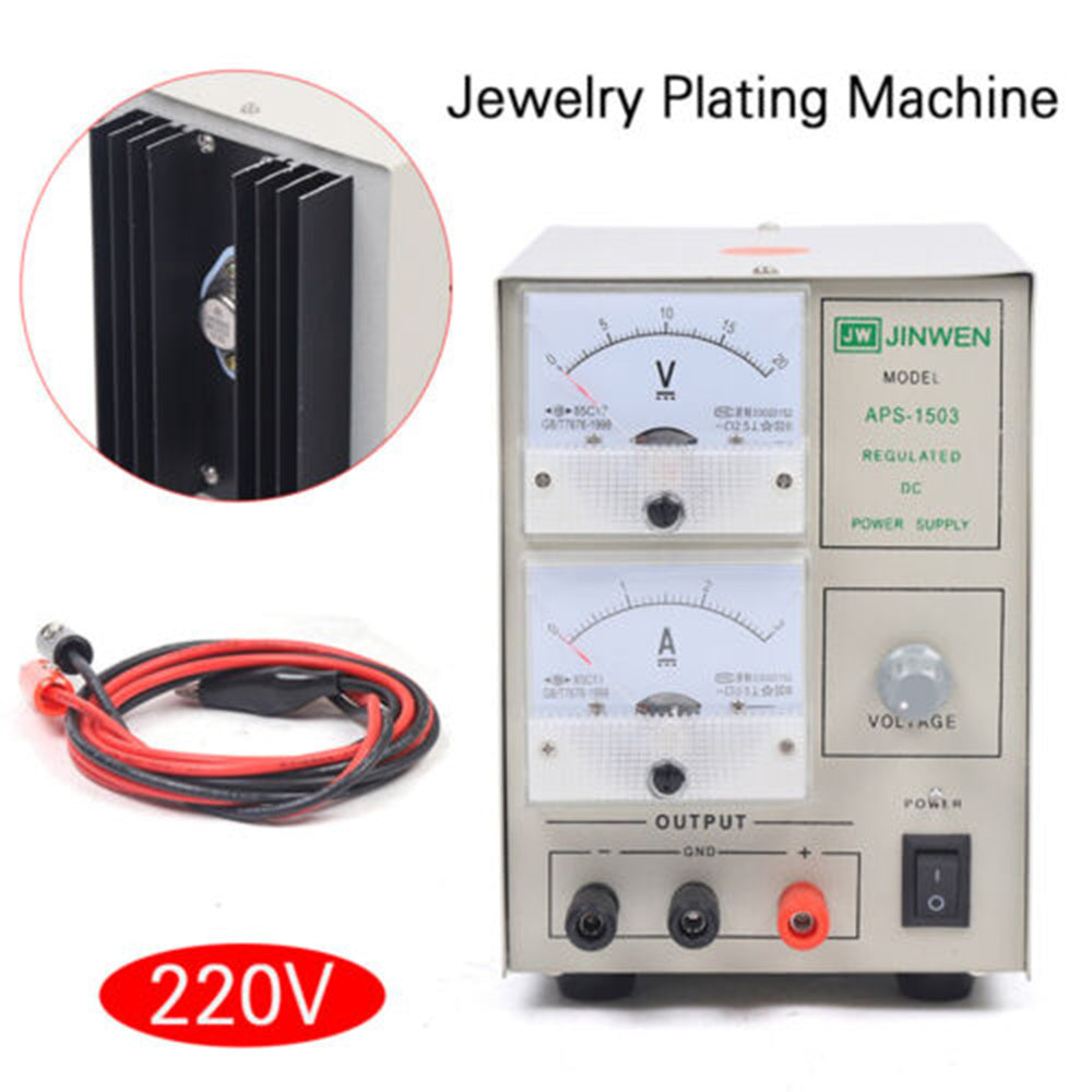 Jewelry Galvanizing Machine Jewelry Craft Kit Galvanizing Device Gold Plating Machine Jewelry Plater Electroplating Kit 110/220V - Premium Carports from Rapidvehicles - Just $65.71! Shop now at Rapidvehicles