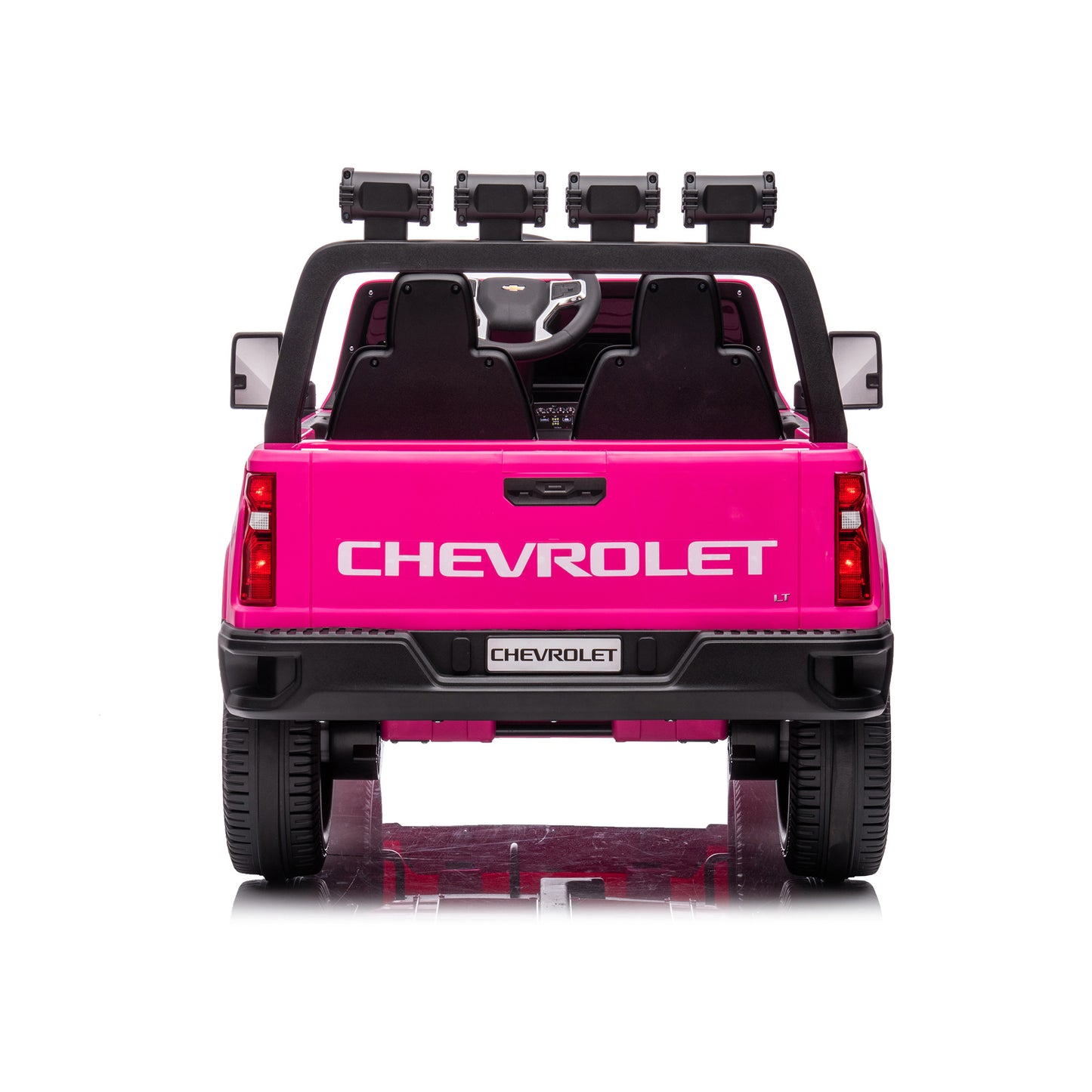 Pink, 24V 2 Seater Ride On Truck Car, Licensed Chevrolet - Premium Kids' Bikes from Rapidvehicles - Just $363.23! Shop now at Rapidvehicles