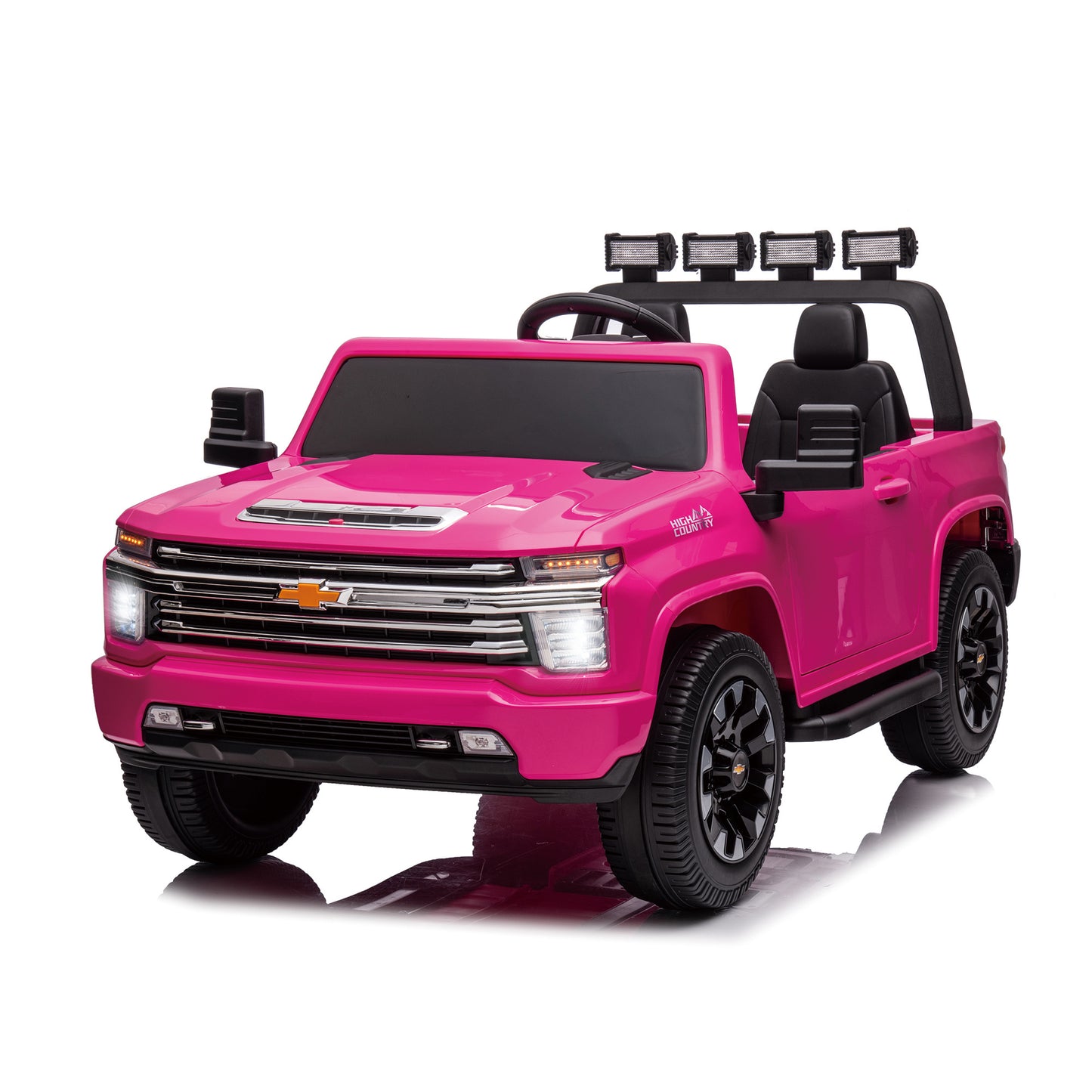 Pink, 24V 2 Seater Ride On Truck Car, Licensed Chevrolet - Premium Kids' Bikes from Rapidvehicles - Just $363.23! Shop now at Rapidvehicles