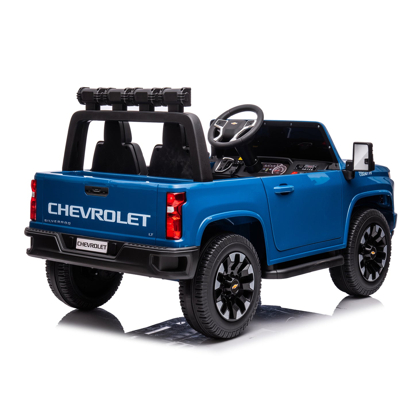 Blue, 24V 2 Seater Ride On Truck Car, Licensed Chevrolet - Premium Kids' Bikes from Rapidvehicles - Just $363.23! Shop now at Rapidvehicles