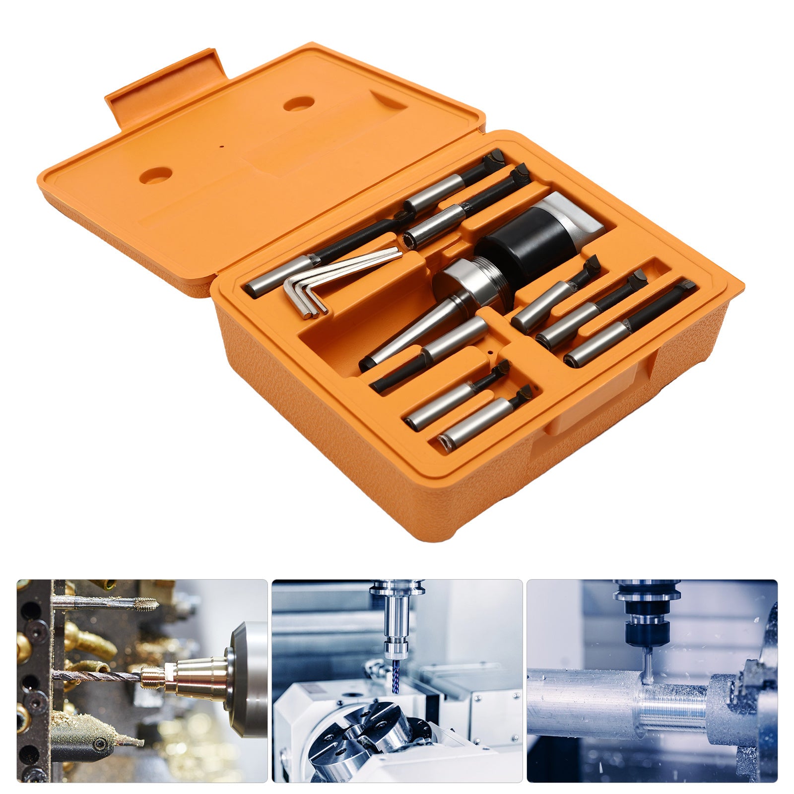 Boring Head Set, Milling Machine Accessories, Tool Set for Milling Forming and Drilling Machines F1-12 MT2-M10 50mm Boring Head - Premium Carports from Rapidvehicles - Just $88.47! Shop now at Rapidvehicles