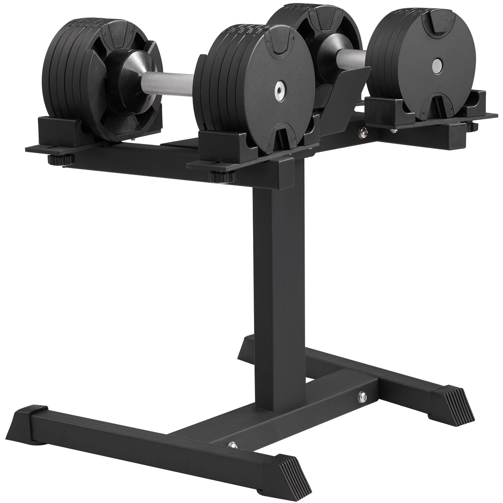 Adjustable Dumbbell Stand Home Fitness Rack and Stand with Media Rack Safe and Convenient Perfect for Home Gym Strength Training - Premium Carports from VEVOR - Just $128.99! Shop now at Rapidvehicles