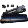 P12 Pro Max 4K+2.5K Mirror Dash Cam With Wi-Fi, Front and Rear Cameras, Night Vision, Voice Control - Premium Carports from Rapidvehicles - Just $268.68! Shop now at Rapidvehicles