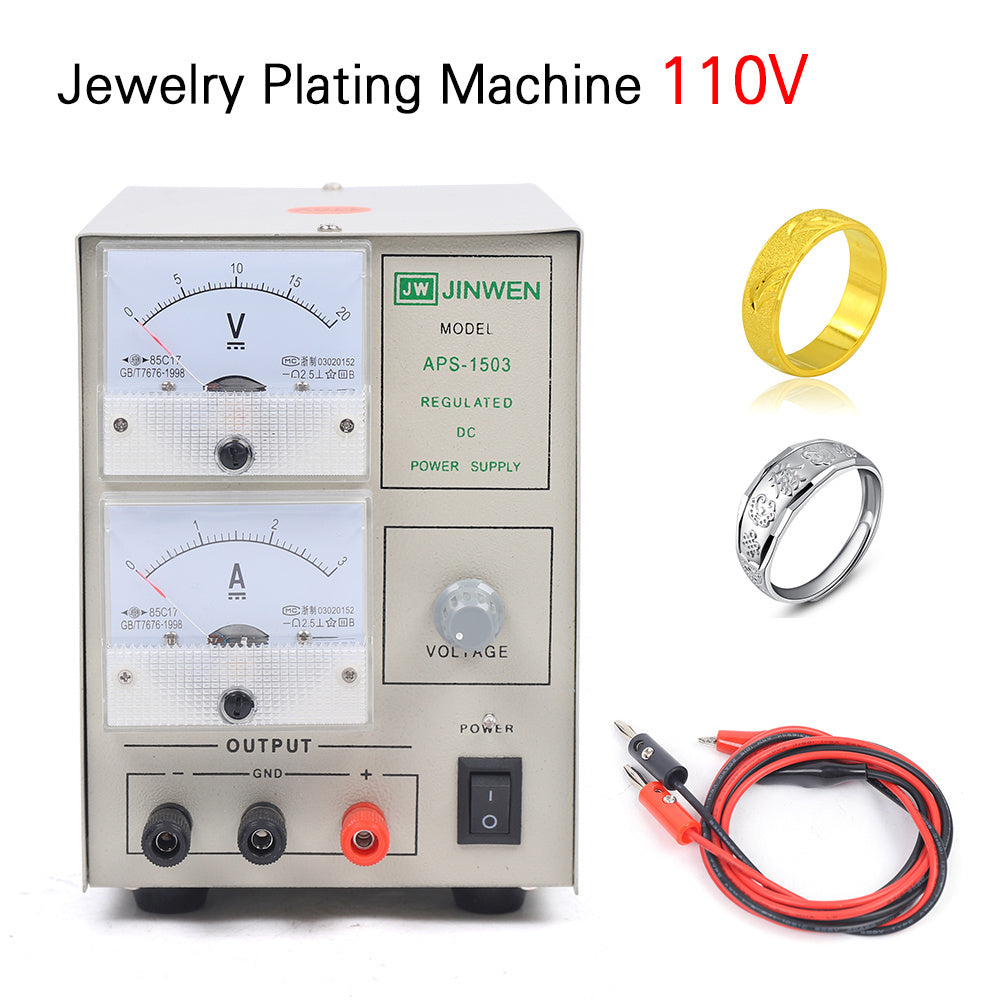 Gold Silver Plating Kit 3A Machine Jewelry Plater Electroplating Processing Tools Jewelry Plating Machine - Premium Carports from Rapidvehicles - Just $77.99! Shop now at Rapidvehicles