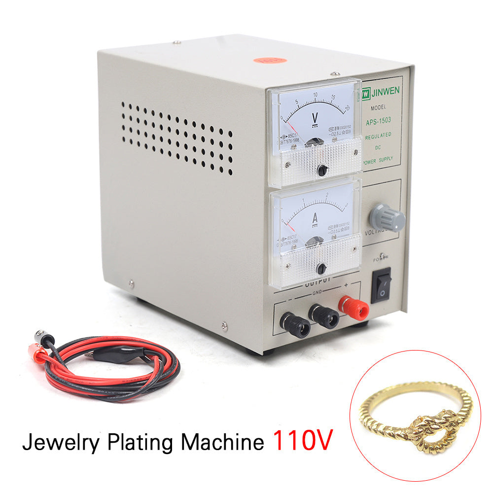 Gold Silver Plating Kit 3A Machine Jewelry Plater Electroplating Processing Tools Jewelry Plating Machine - Premium Carports from Rapidvehicles - Just $77.99! Shop now at Rapidvehicles