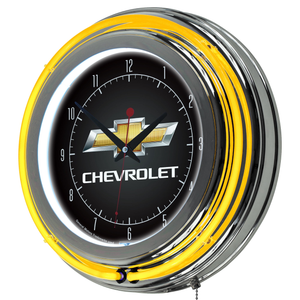 Chevy 14" Neon Wall Clock - Premium Clocks from Chevrolet - Just $116.41! Shop now at Rapidvehicles