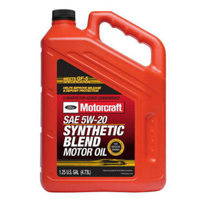 Motorcraft Synthetic Blend Motor Oil, 5W-20 - A premium-quality motor oil specifically developed for Ford Motor Company vehicles - Premium Engine Oil from Motorcraft - Just $64.99! Shop now at Rapidvehicles