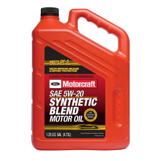 Motorcraft Synthetic Blend Motor Oil, 5W-20 - A premium-quality - Premium Engine Oil from Motorcraft - Just $77.99! Shop now at Rapidvehicles