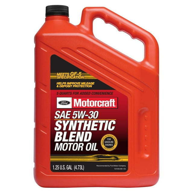 Motorcraft Synthetic Blend Motor Oil 5w30 - Premium Engine Oil from Motorcraft - Just $77.99! Shop now at Rapidvehicles