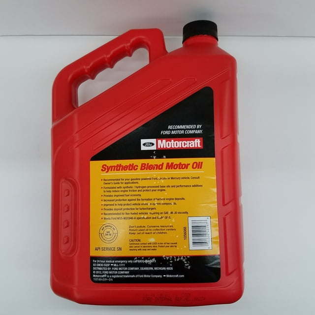 Motorcraft Synthetic Blend Motor Oil 5w30 - Premium Engine Oil from Motorcraft - Just $77.99! Shop now at Rapidvehicles