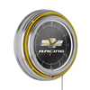 Chevrolet Chrome Double Rung Neon Clock - Chevy Racing - Premium Clocks from General Motors - Just $165.76! Shop now at Rapidvehicles