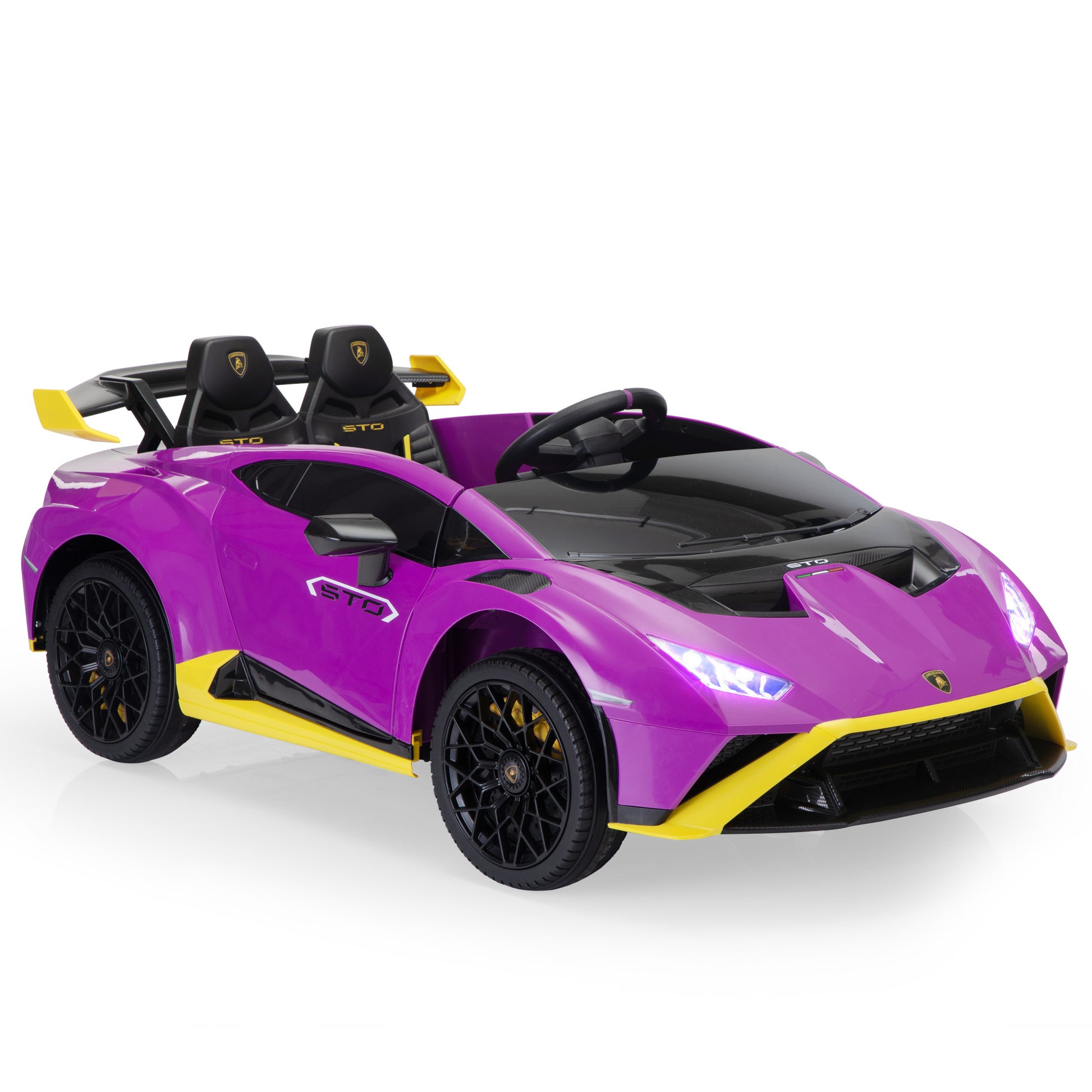 12V Battery Powered Ride On Car for Kids, Licensed Lamborghini, - Premium Kids' Bikes from Rapidvehicles - Just $443.99! Shop now at Rapidvehicles