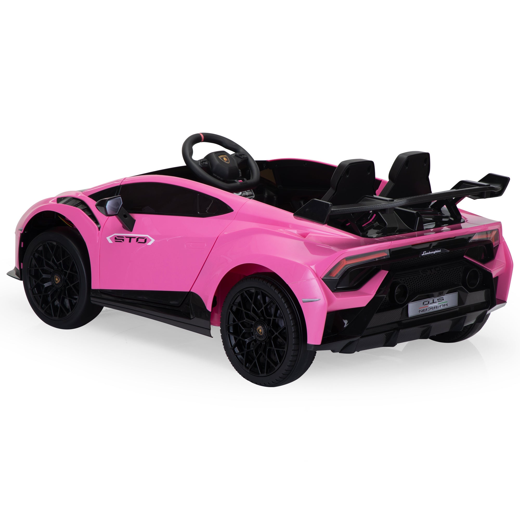 Licensed Lamborghini 24V Kids Electric Car, Battery Powered Sports Car w/ 2.4G Remote Control, LED Lights, Music, USB, High-Low Speed, Drifting, Gift for Children 3-8 - Premium Kids' Bikes from Rapidvehicles - Just $345.46! Shop now at Rapidvehicles