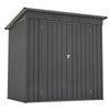 6 x 4 ft Outdoor Storage Shed, All Weather Tool Shed for Garden, Backyard, Lawn, Black - Premium Carports from Rapidvehicles - Just $288.99! Shop now at Rapidvehicles