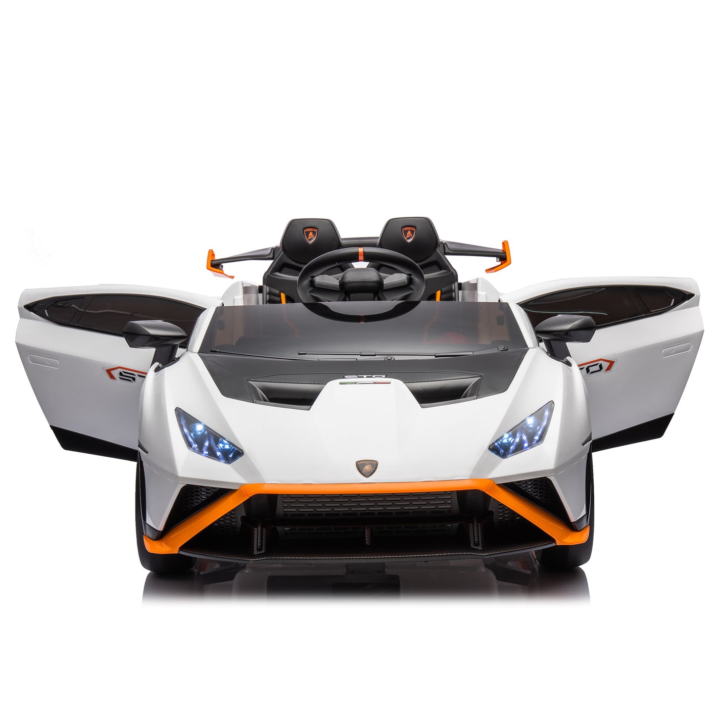 Lamborghini Huracan Sto 24V Kids Electric Ride-On Drift Car: - Premium Kids' Bikes from Rapidvehicles - Just $328.57! Shop now at Rapidvehicles