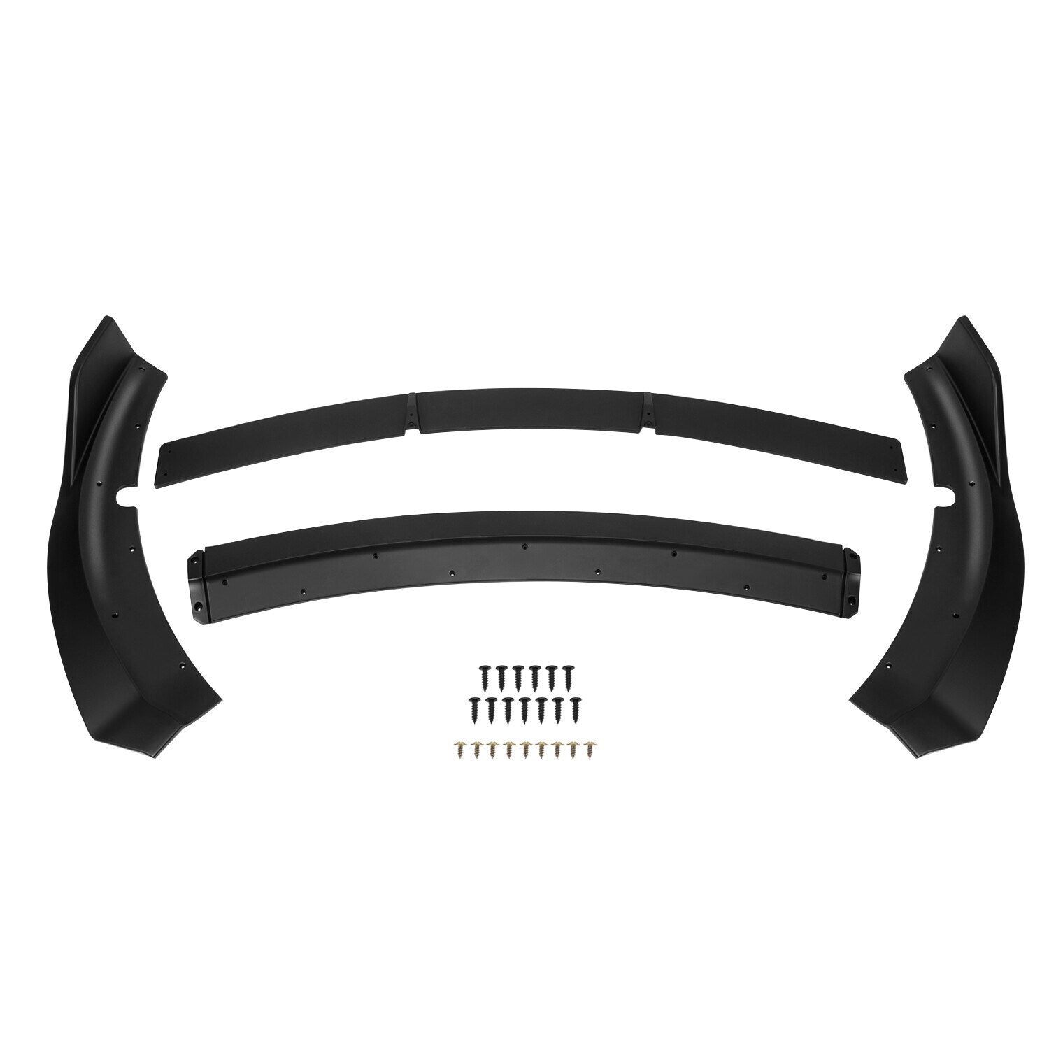 Matte Double Deck For Dodge Charger 2015-2022 SRT Style Front Lip Splitter Kit - Premium Accessories from Rapidvehicles - Just $106.99! Shop now at Rapidvehicles