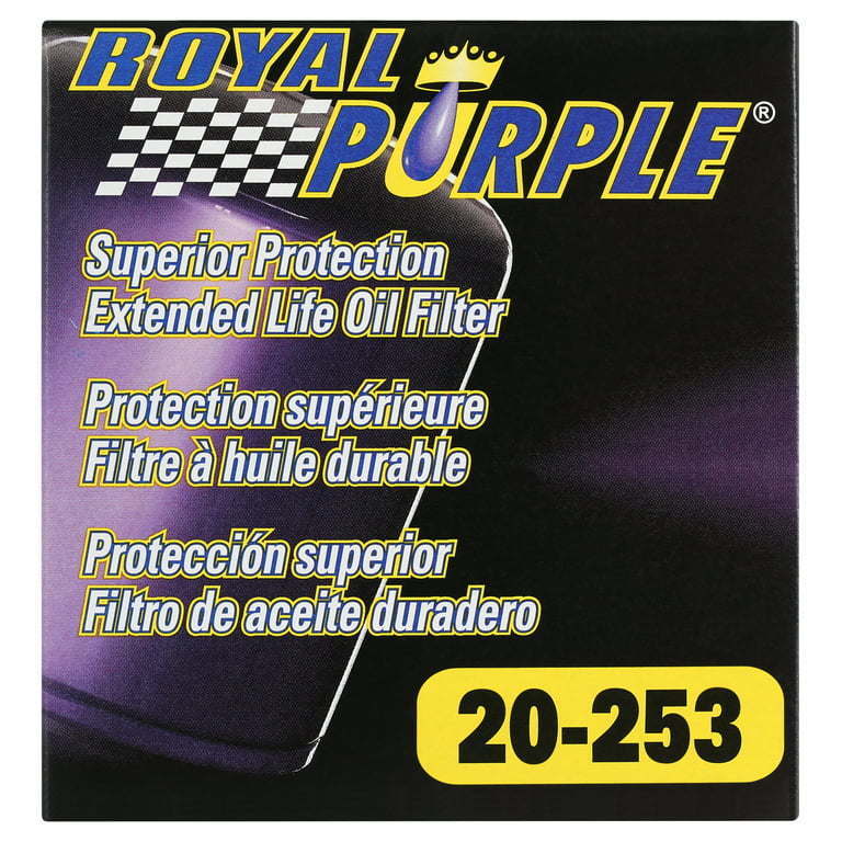 Royal Purple 20-253 Extended Life Engine Motor Oil Filter Fits - Premium Oil Filter Wrenches from Royal Purple - Just $73.99! Shop now at Rapidvehicles