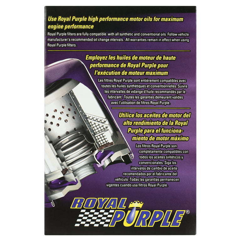 Royal Purple Extended Life Oil Filter 20-59, Engine Oil Filter for Buick, Chevrolet, Pontiac, Saturn, Cadillac, GMC, Oldsmobile, Checker Cab, Jeep, Isuzu, Hummer and Saab - Premium Oil Filter Wrenches from Royal Purple - Just $56.45! Shop now at Rapidvehicles