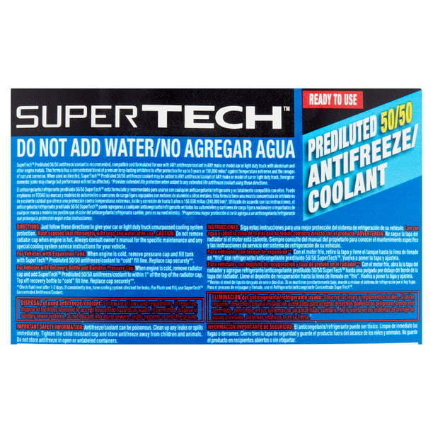 Super Tech 50/50 Antifreeze/Coolant Pre-Mix - Premium Antifreezes & Coolants from Super Tech - Just $57.99! Shop now at Rapidvehicles