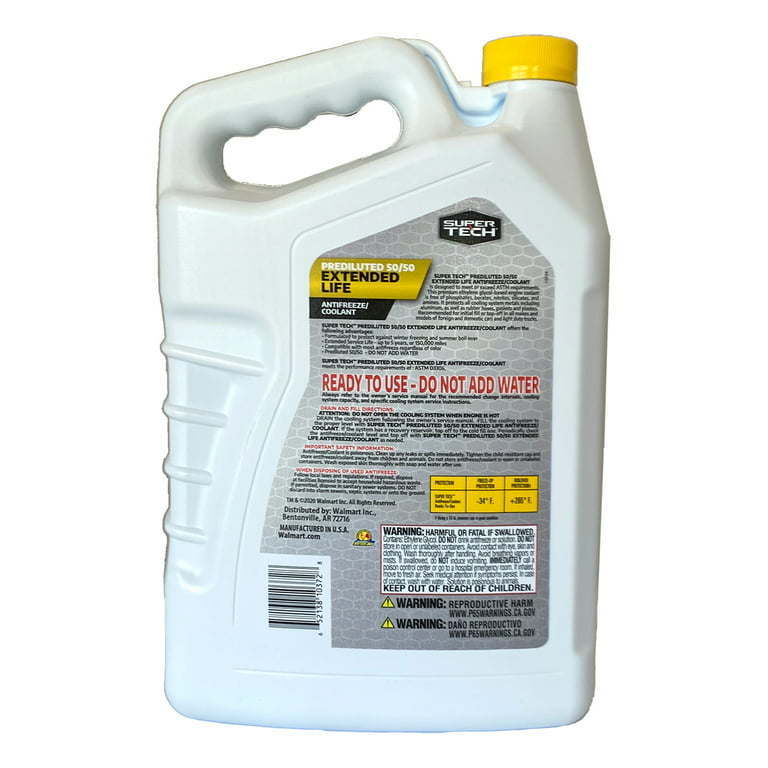 Super Tech Extended Life Prediluted 50/50 AF/Coolant - Premium Antifreezes & Coolants from Super Tech - Just $57.99! Shop now at Rapidvehicles