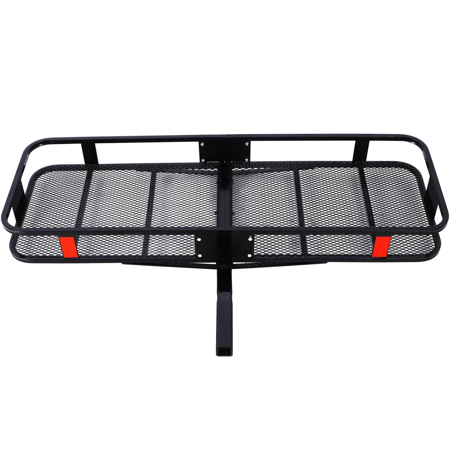 Hitch Mount Cargo Carrier Basket 60" X 21" X 6"+Waterproof Cargo Bag 16 Cubic Feet(56" 20" 20"),Hauling Weight Capacity of 500 Lbs and A Folding Arm.with Hitch Stabilizer,Net and Straps - Premium Truck Accessories from Rapidvehicles - Just $272.37! Shop now at Rapidvehicles