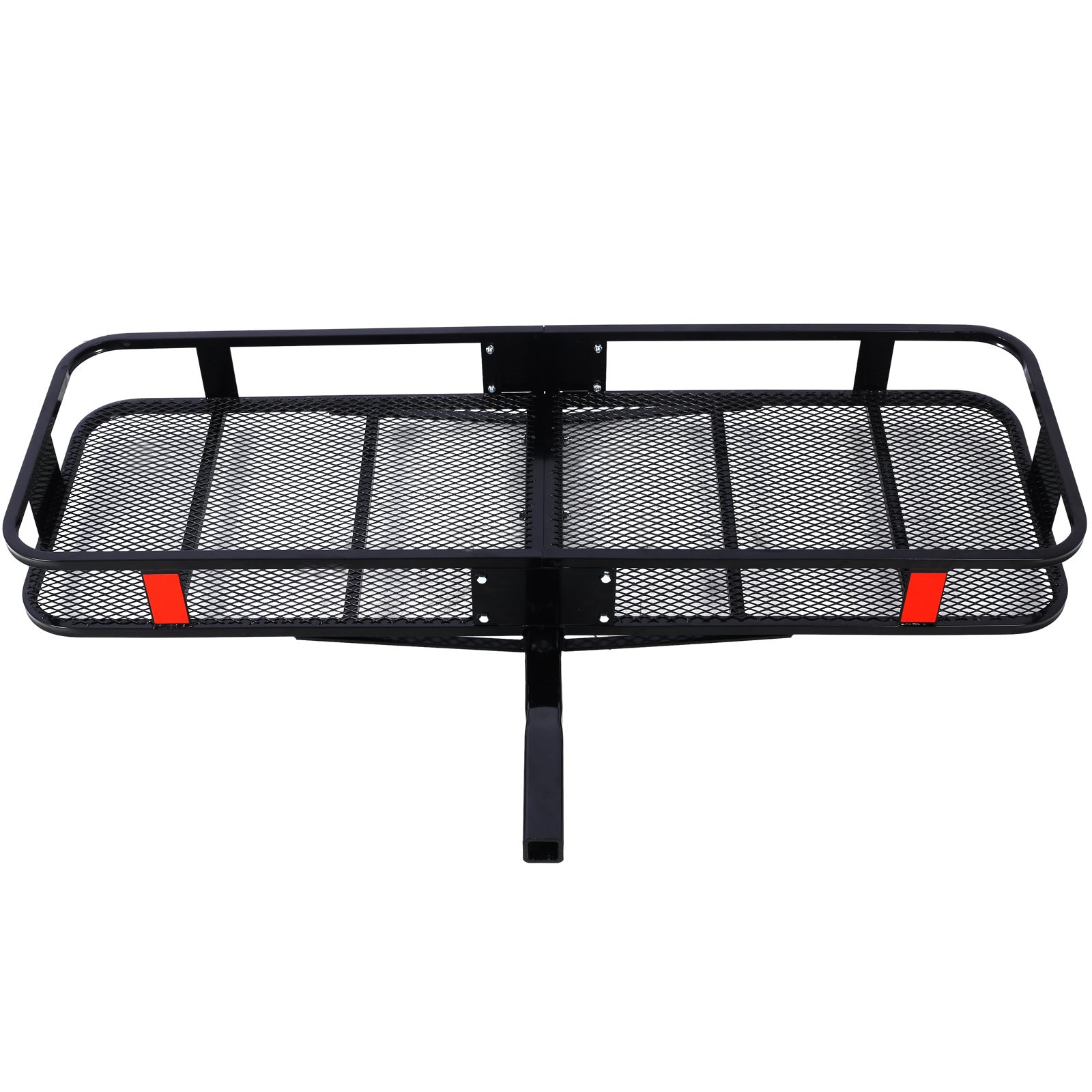 Hitch Mount Cargo Carrier Basket 60" X 21" X 6"+Waterproof Cargo Bag 16 Cubic Feet(56" 20" 20"),Hauling Weight Capacity of 500 Lbs and A Folding Arm.with Hitch Stabilizer,Net and Straps - Premium Cargo Management from Rapidvehicles - Just $251.99! Shop now at Rapidvehicles