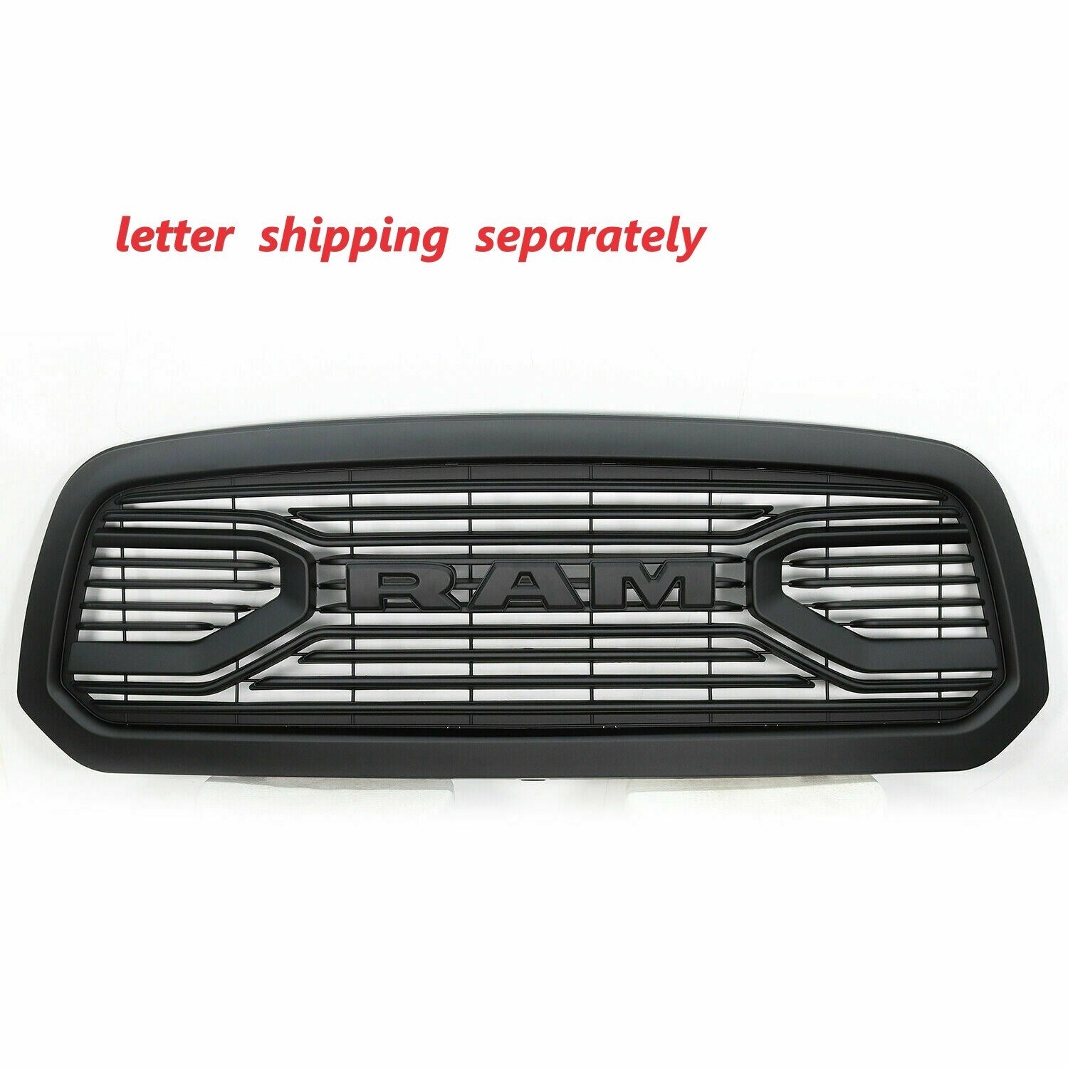 Grille For 2013 2014 2015 2016 2017 2018 Dodge Ram 1500 Grill Big Horn Style With Letters Matte Black - Premium Accessories from Rapidvehicles - Just $231.35! Shop now at Rapidvehicles