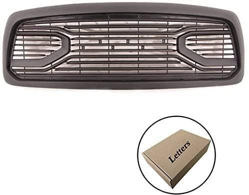 Big Horn Style Front Grille For 2002 2003 2004 2005 Dodge RAM 1500 W/ Letters - Premium Accessories from Rapidvehicles - Just $244.50! Shop now at Rapidvehicles