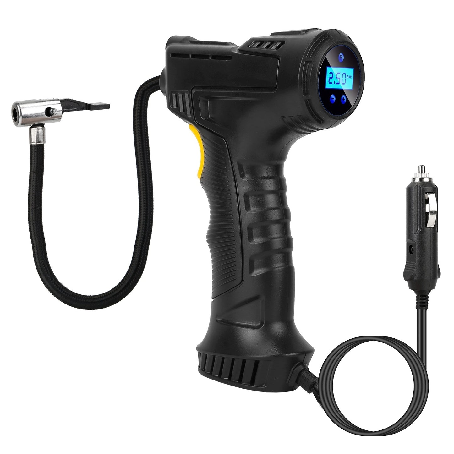 Portable Car Tire Inflator DC 12V Digital Car Air Pump Compressor - Premium Tire & Wheel Tools from Rapidvehicles - Just $57.99! Shop now at Rapidvehicles