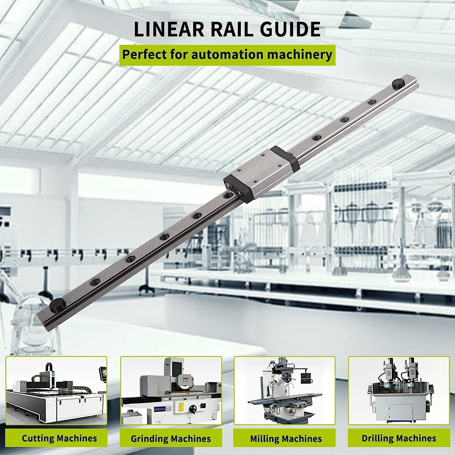 MGN12H 700mm Linear Rail Guide MGN12 Linear Rail with Stainless Steel MGN12H Carriage Block for 3D Printers, CNC Machine Upgrade, Machining and Other Linear Motion Measurement Equipments - Premium Linear Motion Guides from Rapidvehicles - Just $54.99! Shop now at Rapidvehicles