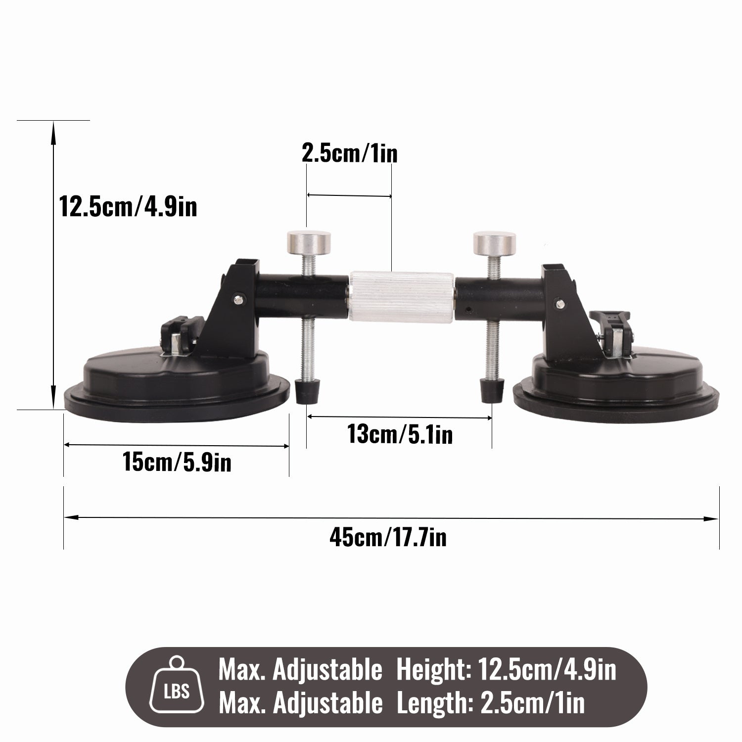 2 Pack Glass Suction Cup, 6inch Adjustable Vacuum Suction Cups - Premium Dent Removal Tools from Rapidvehicles - Just $80.99! Shop now at Rapidvehicles