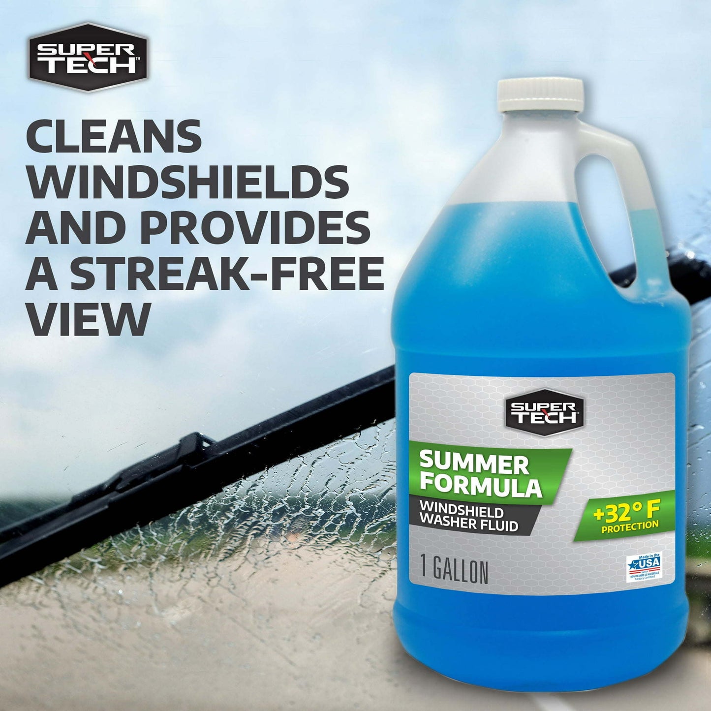 Super Tech +32 Degree Windshield Washer Fluid - Premium Engine Oil from Super Tech - Just $57.99! Shop now at Rapidvehicles