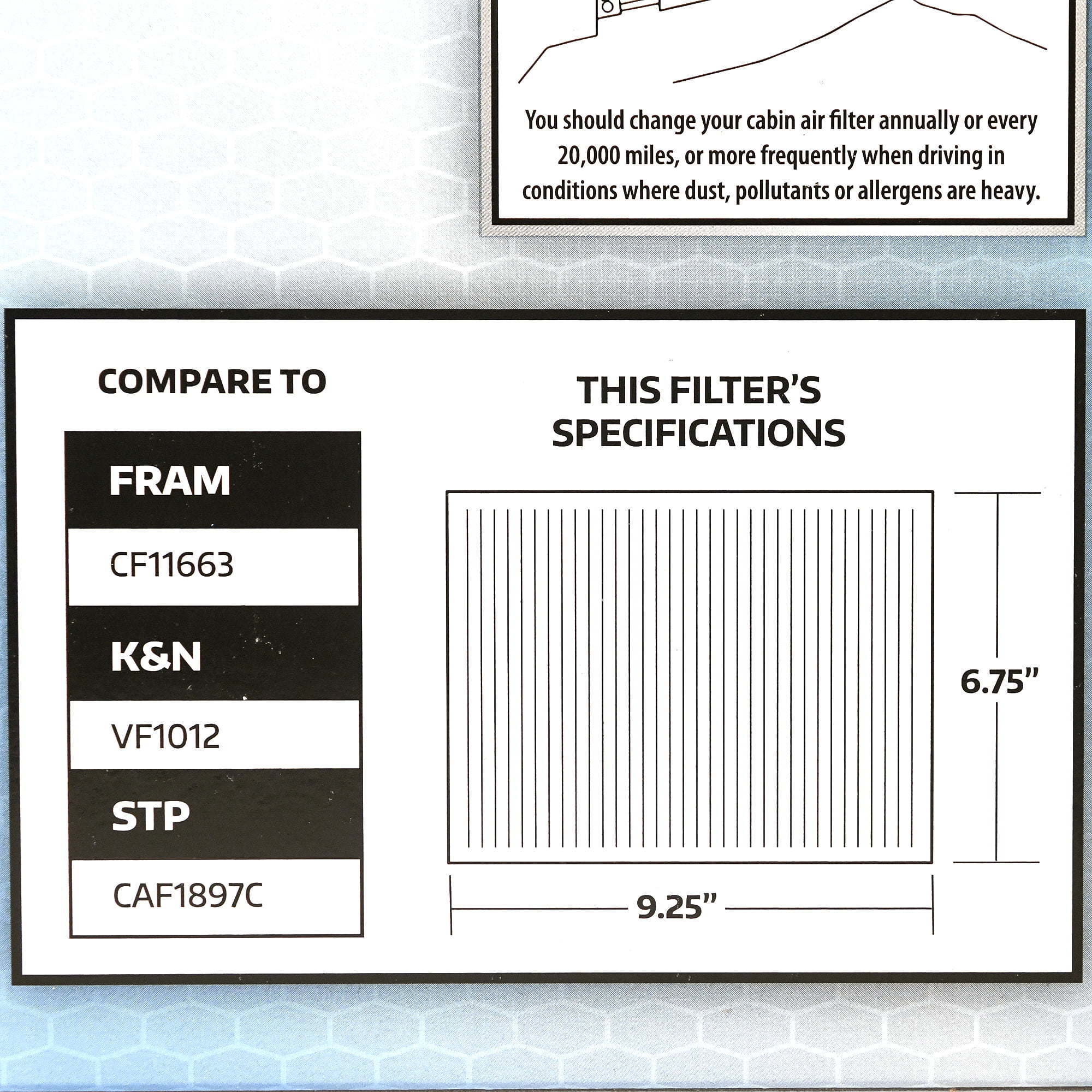 Super Tech 5520 Cabin Air Filters, Replacement Air/Dust Filter for Buick Chevrolet GMC - Premium Filters from Super Tech - Just $60.60! Shop now at Rapidvehicles