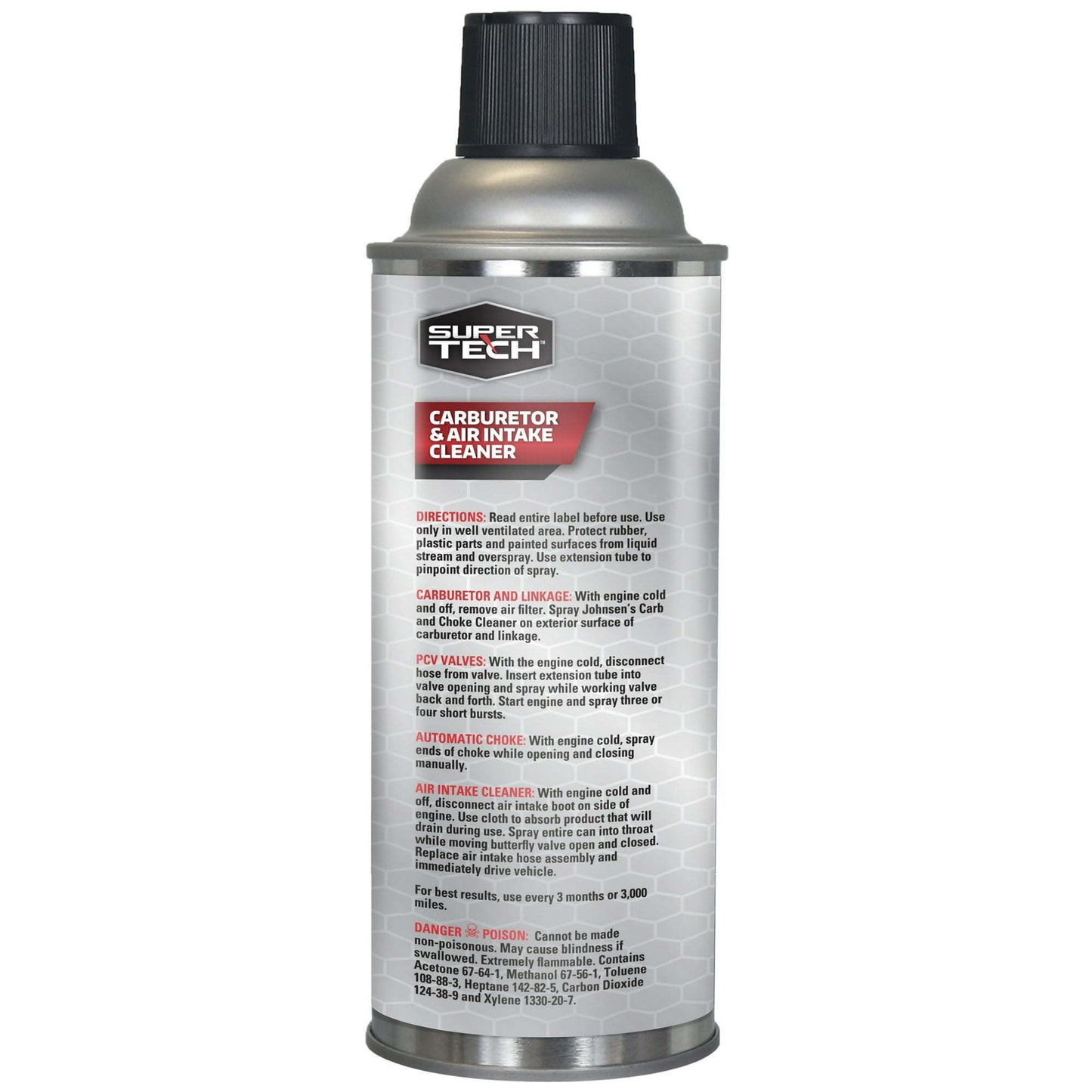 Super Tech VOC-Compliant Carb and Air Intake Cleaner 12.5 oz - Premium Cleaners from Super Tech - Just $57.99! Shop now at Rapidvehicles