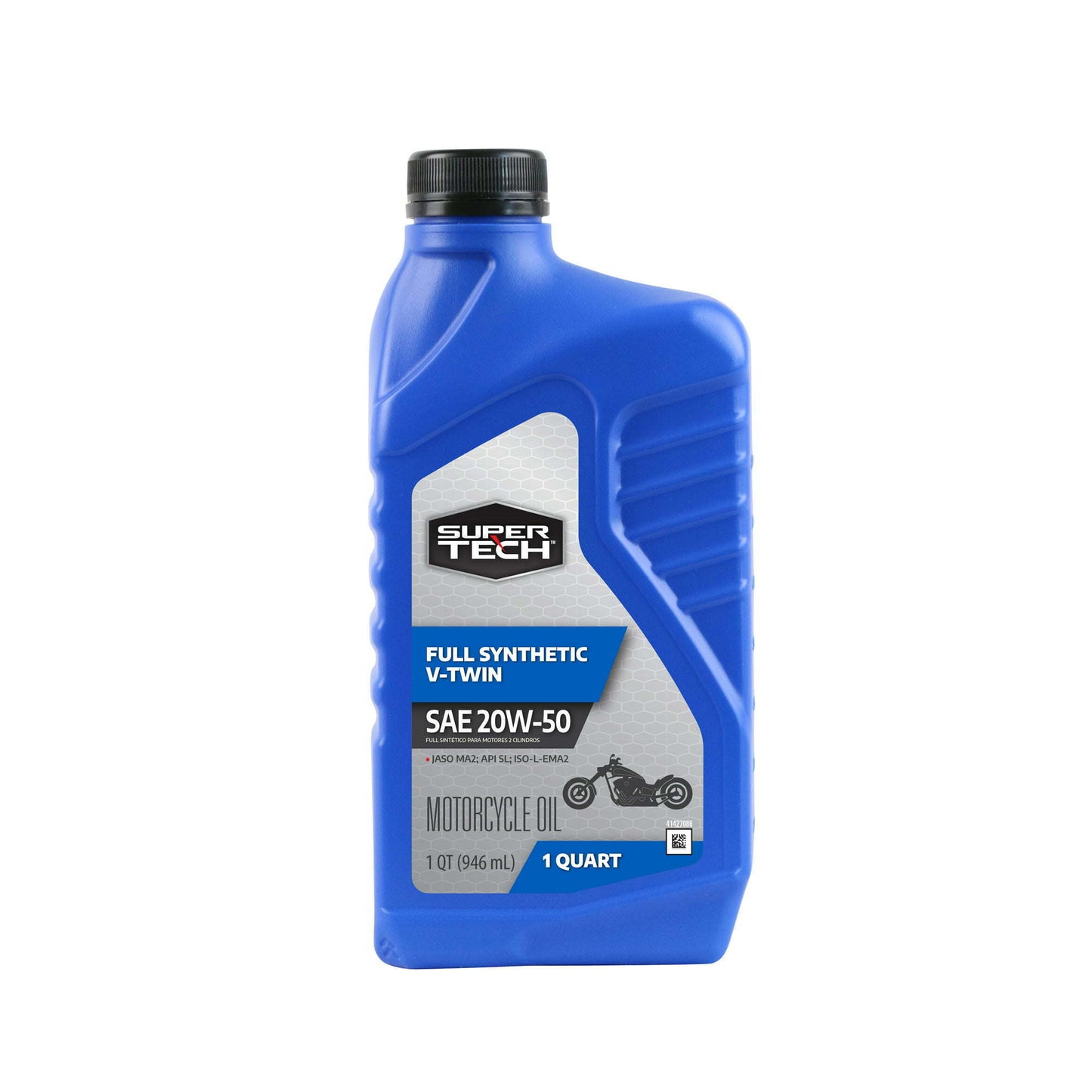 Super Tech Full Synthetic SAE 20W-50 V-Twin Motorcycle Oil, 1 - Premium Engine Oil from Super Tech - Just $57.99! Shop now at Rapidvehicles