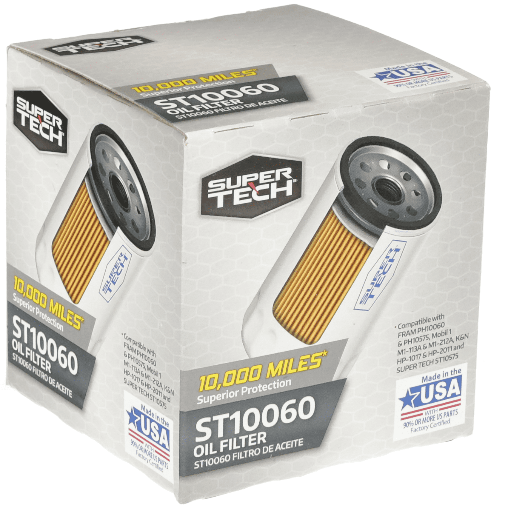 SuperTech ST10060 10K mile Oil Filter Fits Buick Cadillac Chevrolet GMC Chrysler Dodge and Jeep Vehicles - Premium Filters from SuperTech - Just $47.30! Shop now at Rapidvehicles